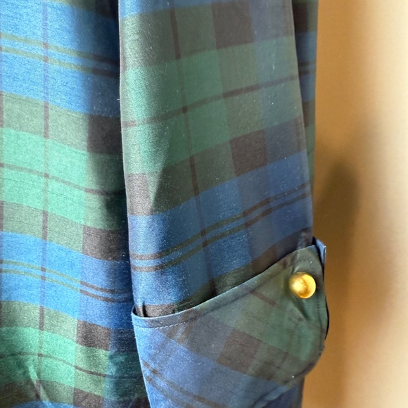 Like New (Likely Never Worn) Blackwatch Plaid Tuckernuck Oversized Blouse - Picture 4 of 6